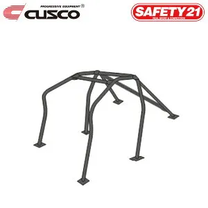 CUSCO クスコ ロールケージ SAFETY21 定員ルーフ 7点式 定員5名 貫通 ランサーエボリューションVI CP9A 1999年01月～2001年01月 4G63 2.0T 4WD サンルーフ無 ※沖縄・離島は着払い ※個人宅発送不可、車屋