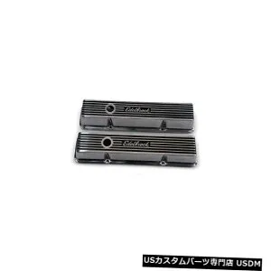 エンジンカバー エンジンバルブカバーセットVIN：J Edelbrock 4262 Engine Valve Cover Set-VIN: J Edelbrock 4262 【並行輸入品】