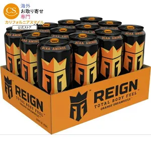 レイン トータルボディフューエル エナジードリンク オレンジドリームシクル 473ml 12缶 Reign Total Body Fuel Energy Drink, Orange Dreamsicle, 16 fl oz 12 Cans 【お取り寄せ商品】【合わせて買いたい】