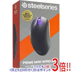【いつでも2倍！1日と5.0のつく日、18日は3倍！】SteelSeries ゲーミングマウス Prime Mini Wireless 62426J