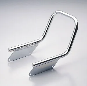 バルカン400（VULCAN） タンデムグリップ Φ22.2mm スチール製クロームメッキ HURRICANE（ハリケーン）