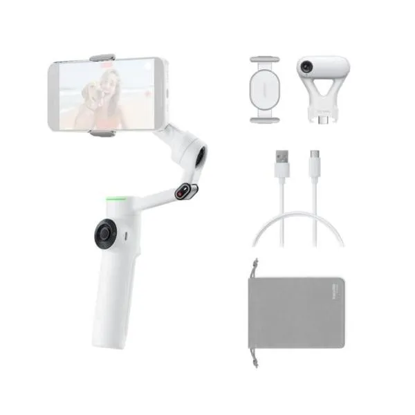 Insta360 Insta360 Flow2 Pro AIトラッカーキット（サミットホワイト)AIジンバル CINSABQB-FLOW225 国内正規品 CINSABQBFLOW225