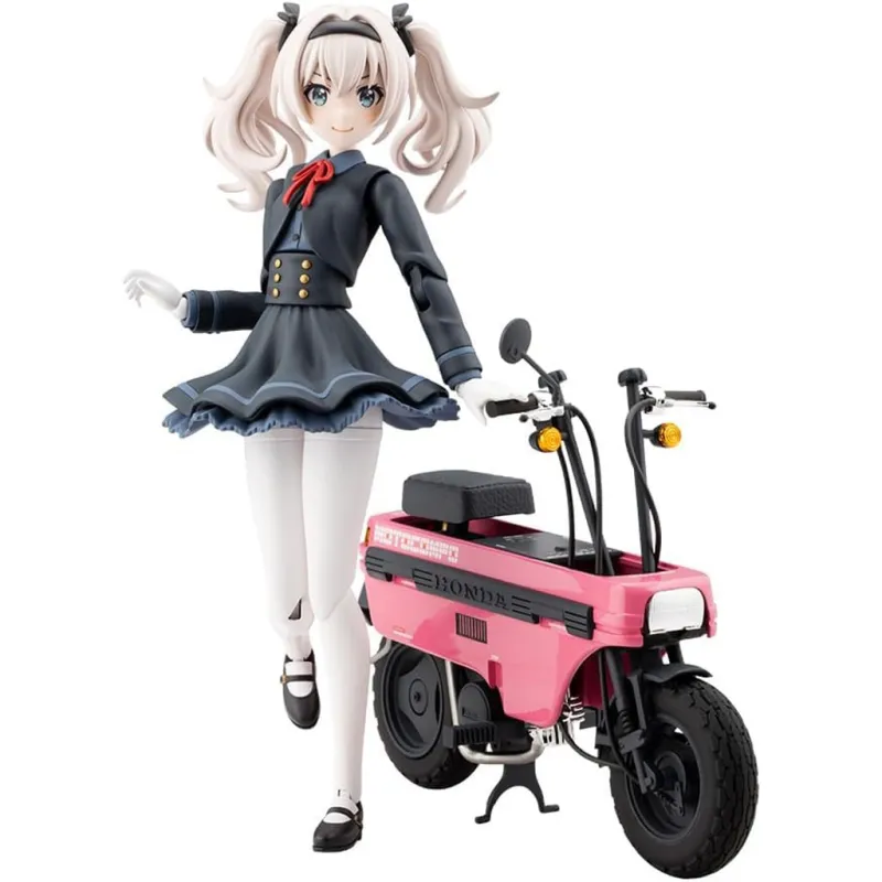 壽屋(KOTOBUKIYA) 新品 プラモデル 1/10 小石川 エマ 【ノクターン】 with 1/12 Honda AB12 モトコンポ 「創彩少女庭園」 [JK077]