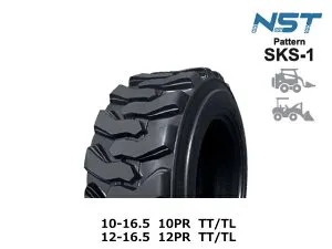 NSTタイヤ 10-16.5 10PR L2 TT/TL クボタ R330用 ホイールローダー用 バイアス Bias チューブあり用/チューブレス兼用 新品 KBL