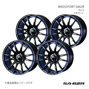 WEDSSPORT SA62R ウェッズスポーツ エスエーロクニーアール ホイール 4本セット 0041828×4 【18×7.5J 5-114.3 INSET45 BLC2】