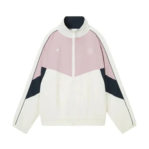 ルコックスポルティフ レディース ウインドブレーカー ナイロンワッシャーフルジップウィンドジャケット LT6SWB30L エッグホワイト（WH01） はっ水 UPF50+