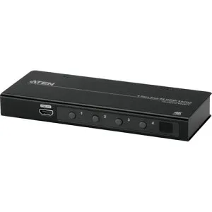 ■ATEN 4入力HDMIスイッチャー(True4K対応)〔品番:VS481C〕【2511224:0】[店頭受取不可]