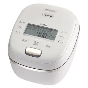 【送料込み（北海道・沖縄・離島は配送不可）】タイガー 圧力IH炊飯ジャー(5．5合炊き) ご泡火炊き オフホワイト JRIG100WO JRI-G100WO JRI-G100-WO