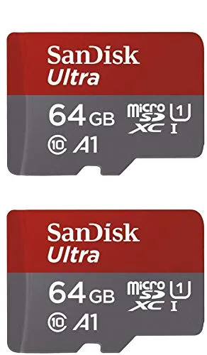 SanDisk 64GB X2 (128GB) MicroSDXC Ultra Uhs-1 Memory Card