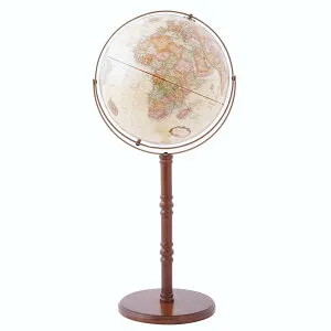 【リプルーグル地球儀】 The COMMODORE2 コモドール2型英語版(球径40cm／行政地図)