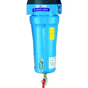 【メーカー在庫あり】 NITN215ADLDV 日本精器(株) 日本精器 高性能エアフィルタ15A1ミクロン(ドレンコック付) NI-TN2-15A-DL-DV HD店