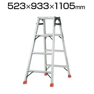 TRUSCO ハシゴ兼用脚立 アルミ合金製・脚カバー付 高さ1.11m スタンダードタイプ THK-120トラスコ中山 はしご 梯子 脚立 はしご兼用脚立 踏み台 ステップ数3段 おしゃれ 足場 現場 機材 踏台 階段