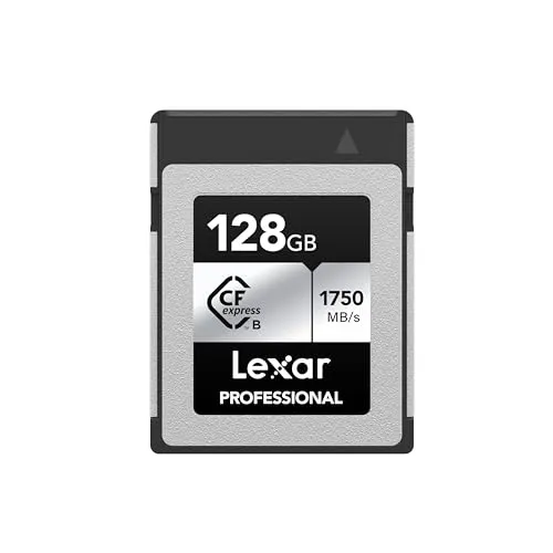 Lexar Professional CFexpress Type-B SILVER 最大読み出し1750MB/s 最大書き込み1300MB/s 国内メーカーサポート可 メーカー保証10年 国内正規品 128GB