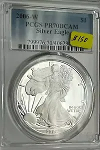 2006 アメリカン シルバー イーグル $1 PCGS PF 70 DCAM