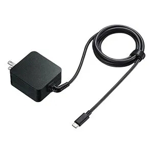 サンワサプライ USB Power Delivery対応AC充電器(PD65W) Type-Cケーブル一体型 ACA-PD76BK 送料無料