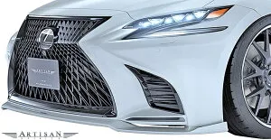 【M's】レクサス 50系 LS500/LS500h 標準バンパー用 (2017.10-) ARTISAN SPIRITS フロントアンダースポイラー FRP 未塗装 アーティシャンスピリッツ アーティシャン アーテシャンスピリッツ アーテシャン