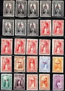 米国PR57S-PR79S、PR14S、PR81S 1875年発行新聞見本 F-VF OG H SCV $1780