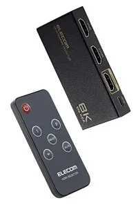 エレコム HDMI切替器 8K60Hz/4K120Hz対応 【PS5/PS4/PS3/Switch/FireTVStick対応】 2入力 送料無料