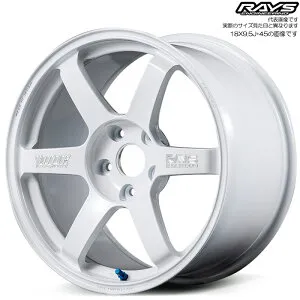 レイズ TE37 SAGA S-plus 30TH MACHINING Ver. (WH) 1本 [19×8.5J+36 5H 120 φ72.6] RAYS VOLK RACING ホワイト
