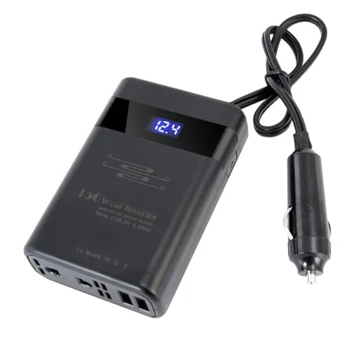 カーインバーター 12V に 220v150W200W デュアル USB ディスプレイインバーター電源車の充電(150W without digital display)