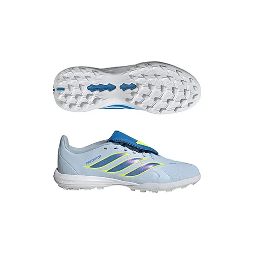 アディダス キッズ プレデター LEAGUE FT TF クリスタルスカイ/レイブルー/チームソーラーイエロー ジュニアサッカーシューズ