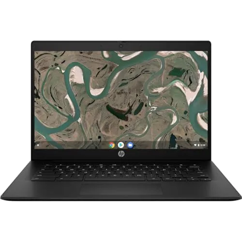 HP Chromebook 14 G7 14インチ Chromebook - HD - 1366 x 768 - Intel Celeron N4500 デュアルコア (2コア) - 4GB RAM - 32GB フラッシュメモリ、ブラック。