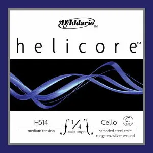 Daddario ダダリオ H514 1/4M HELICORE C MED(180320A836) 取り寄せ商品