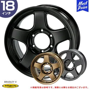 4×4 ランクル250 ランクル300 ホイール ブラッドレー V 18インチ 8.5J 55 6-139 1本 | BRADLEY V フォーバイフォー エンジニアリング アルミホイール ランドクルーザー250 / 300 ブラック ガンメタ ブロン