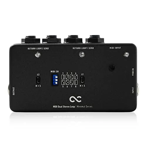 One Control Minimal Series MIDI Dual Stereo Loop / 2ループスイッチャー MIDI制御 ステレオループ ワンコントロール