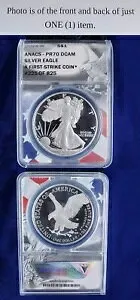 USA 2024 W アメリカン $1 シルバー イーグル ANACS PR70 DCAM ファースト ストライク 241419