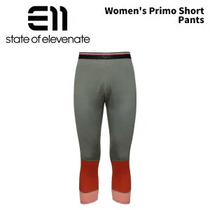 STATE OF ELEVENATE ステートオブエレベネート ウェア Women's Primo Short Pants 25-26モデル レディース ファーストレイヤー パンツ