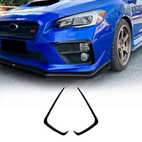 BlissBalance スバル WRX S4 STI VAG VAB型 サイドカナード フェンダーガーニッシュ エアロ パーツ カスタム アクセサリー 外装 ABS 2Pセット 取付簡単 WRX S4 STI 2014-2017年 前期型専用（ピアノブラ