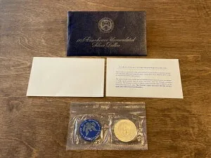 1974-S アイゼンハワー ドル BU 未流通ブルー OGP 40% シルバー!