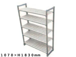 Trust トラスト TR 610型固定式シェルビング5段 1070×H1830