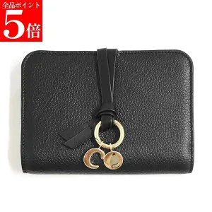【正規品・新品・GW直前スーパーSALE全品P5倍＆全品5％値引きクーポン30日迄】※訳あり商品※ Chloe クロエ CH25AP999 F57 Alphabet 二つ折り財布 ミディアム バイフォールドウォレット レディース レ