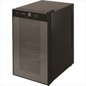 ■IRIS 516463 ワインセラー 50L IWCP182AB(2534650)[法人限定][外直送元]