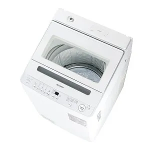 （標準設置料込_Aエリアのみ）シャープ 10.0kg 全自動洗濯機 ホワイト系 ES-GV10K-W SHARP [ESGV10KW]