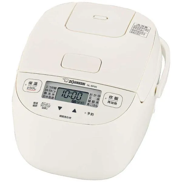 象印マホービン ZOJIRUSHI 炊飯器 3合 極め炊き マイコン ソフトホワイト NL-BF05