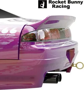 【M's】 日産 S14 シルビア 後期 (1996.6-1999.1) Rocket Bunny V3 ダックテール ウイング ロケットバニー TRA京都 6666 エアロ パーツ 部品 外装 社外 カスタム PANDEM パンデム ロケバニ 14シルビア ダックウ