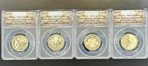 2019-S $1 アメリカンイノベーション 4コインセット ANACS PR 70 DCAM ファーストストライク