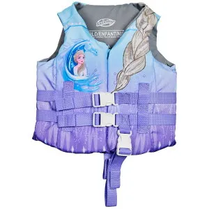 ディズニー プリンセス Disney Princess SwimWays Disney Princess Swim Trainer Life Jacket, US Coast Guard Approved Life Vest Kids Swim Vest, Pool Floats & Life Jackets for Kids 33-55 lbs, Elsa 【並行輸入品】