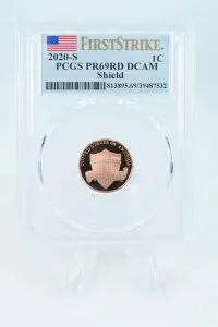2020-S PCGS PR69DCAM リンカーンシールドセント ファーストストライク プルーフ 1C