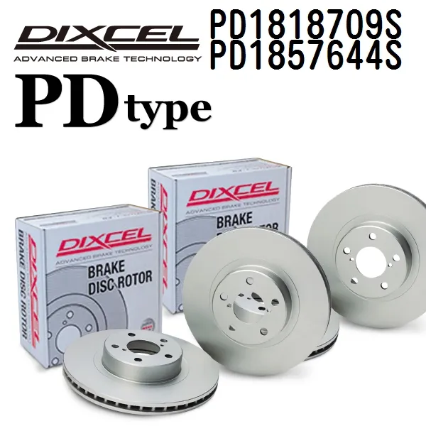DIXCEL ディクセル ブレーキローター PD1818709S PD1857644S PDタイプ テスラ MODEL 3 テスラ