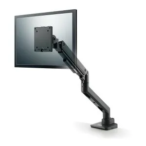 ELECOM DPA-SL08BK ブラック [モニターアーム シングル ディスプレイ 高耐荷重 ガススプリング式 クランプ式 グロメット式 5軸]