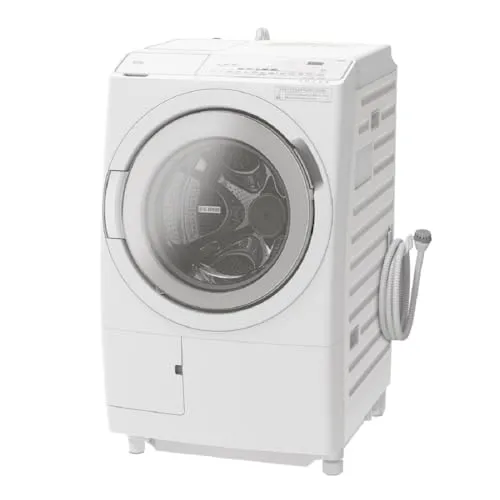 日立 ドラム式洗濯乾燥機 幅60cm 洗濯12kg 乾燥6kg 左開き BD-SX120HL W ホワイト ビッグドラム 液体洗剤・柔軟剤自動投入 日本製