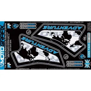 モトグラフィックス ボディパッド KNEE R1200 GS Adventure MT-KB013WKB