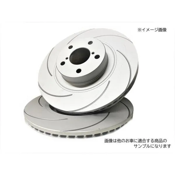 リア 6本カーブスリット加工 ブレーキローター ミニ F55 (5door) ONE XS12/XU15/XU15M リア左右セット 品番：PD1258562SカーブSL6