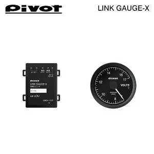 PIVOT ピボット リンクゲージX OBDユニット/電圧計 2点セット NV200バネットワゴン M20 H21.5～ HR16DE