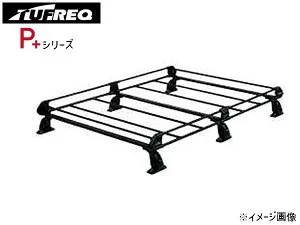 【エントリー+購入=P5倍♪4/24 20時～4/26】NV100クリッパーリオ DR64W ハイルーフ H25.12～H27.3 ルーフキャリア TUFREQ タフレック PH236C+ P+シリーズ 6本脚 法人のみ配送