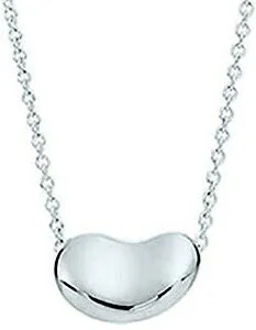 Tiffany&Co. ティファニーロゴ刻印 エルサペレッティ ビーンペンダント T&COペンダントネックレス インゲンマメ 豆 12mm シルバーチェーン ビーンスターリングシルバーBean PENDANT NECKLACE Elsa Peretti